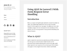 Tablet Screenshot of jesseqli.com